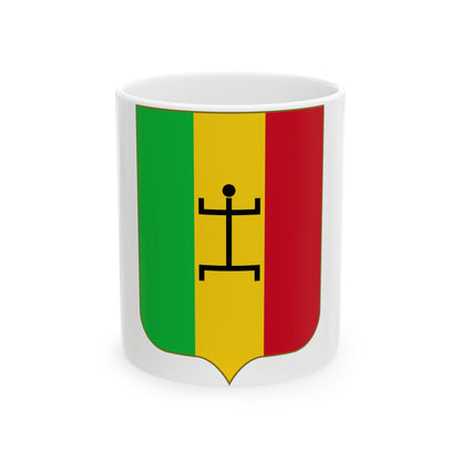 Coat of arms of the Mali Federation - White Coffee Mug-11oz-The Sticker Space