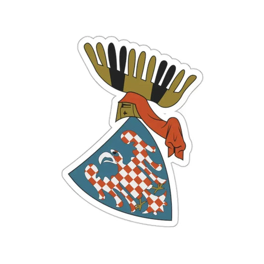 Coat of arms of the Margraviate of Moravia (Wenceslaus II) STICKER Vinyl Die-Cut Decal 2 Inch - The Sticker Space