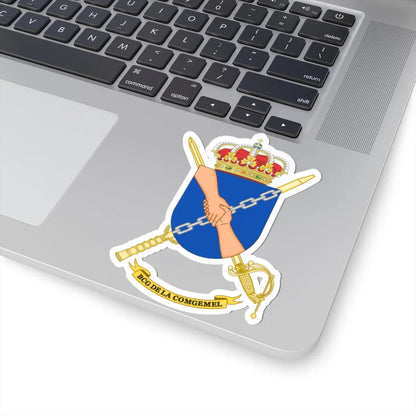 Coat of Arms of the Melilla General Command Headquarters Battalion (Spain) (Coat of Arms) STICKER Vinyl Kiss-Cut Decal - The Sticker Space