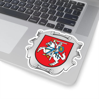 Coat of arms of the Ministry of the Interior of Lithuania 2 (Lithuania) (Coat of Arms) STICKER Vinyl Kiss-Cut Decal - The Sticker Space