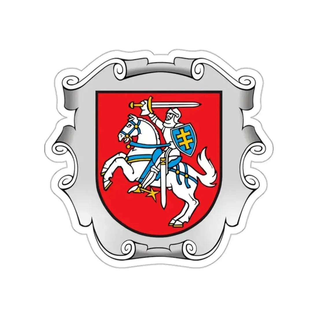 Coat of arms of the Ministry of the Interior of Lithuania STICKER Vinyl Die-Cut Decal - The Sticker Space