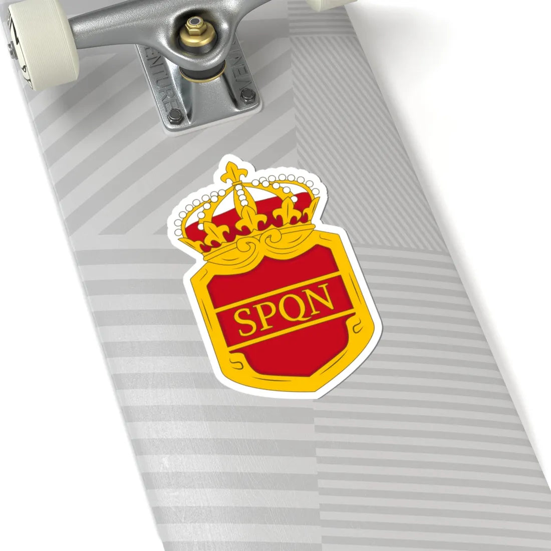 Coat of arms of the Most Serene Republican Monarchy of Naples (Italy) (Coat of Arms) STICKER Vinyl Kiss-Cut Decal - The Sticker Space