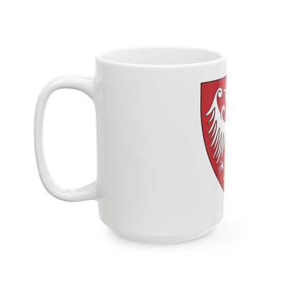 Coat of arms of the Nemanic Dynasty - White Coffee Mug-The Sticker Space