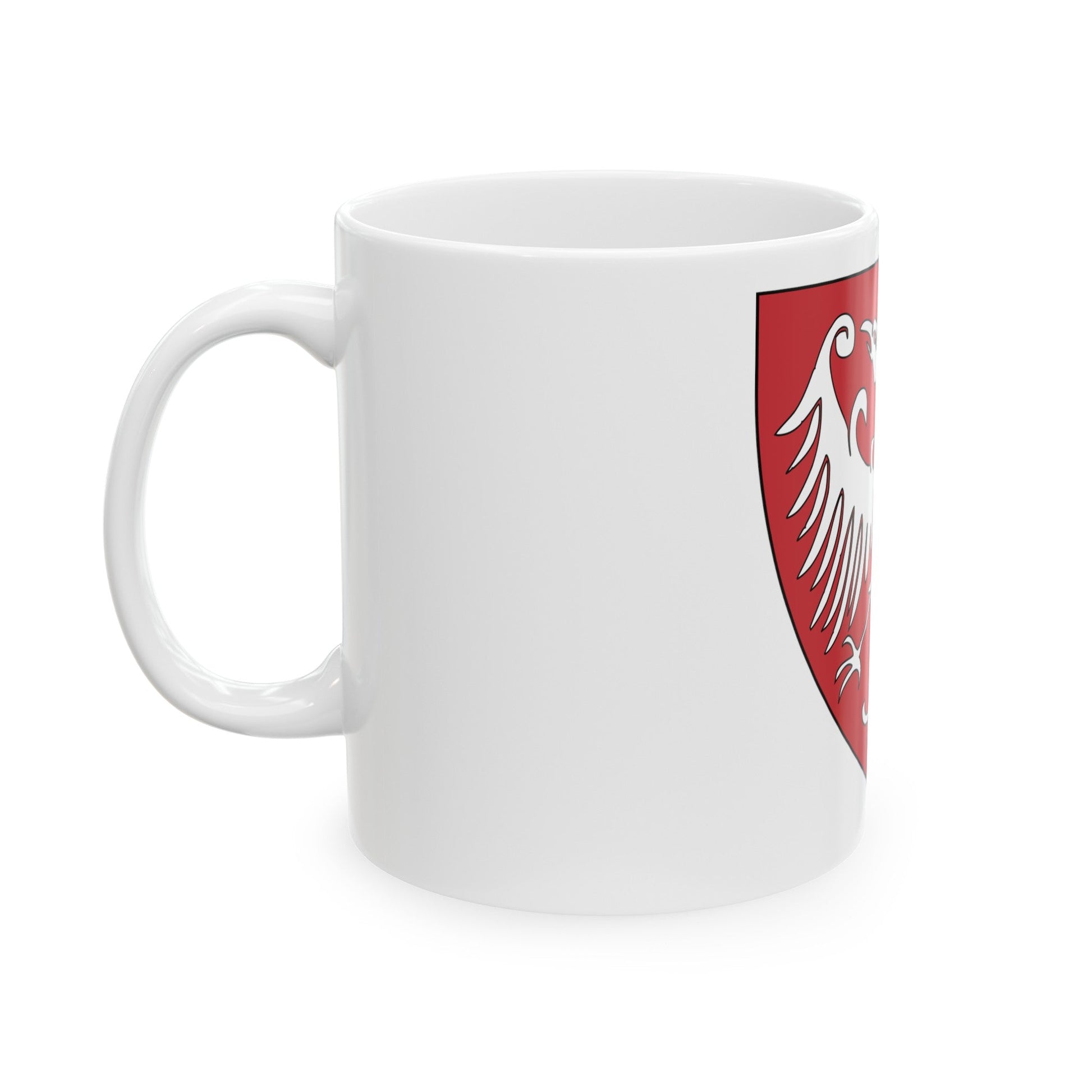 Coat of arms of the Nemanic Dynasty - White Coffee Mug-The Sticker Space