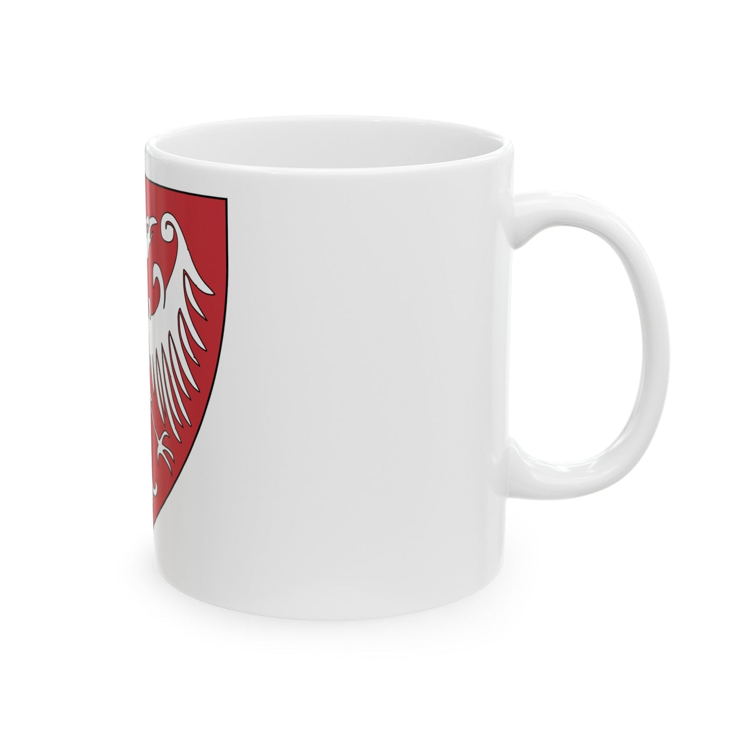 Coat of arms of the Nemanic Dynasty - White Coffee Mug-The Sticker Space