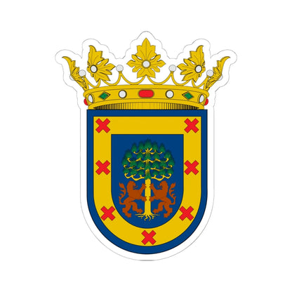 Coat of arms of the New Kingdom of Galicia (Mexico) (Coat of Arms) STICKER Vinyl Kiss-Cut Decal 6 Inch White - The Sticker Space