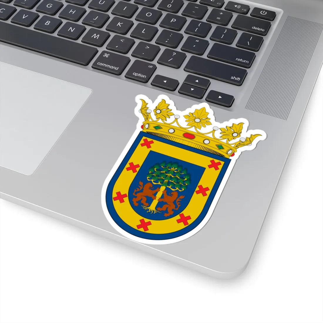 Coat of arms of the New Kingdom of Galicia (Mexico) (Coat of Arms) STICKER Vinyl Kiss-Cut Decal - The Sticker Space