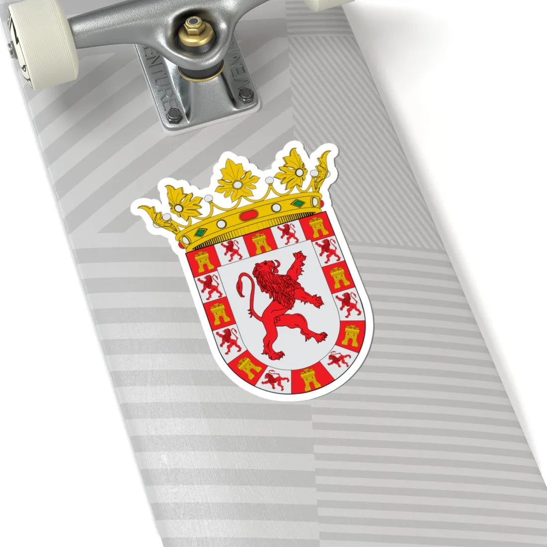 Coat of arms of the New Kingdom of León (Mexico) (Coat of Arms) STICKER Vinyl Kiss-Cut Decal - The Sticker Space
