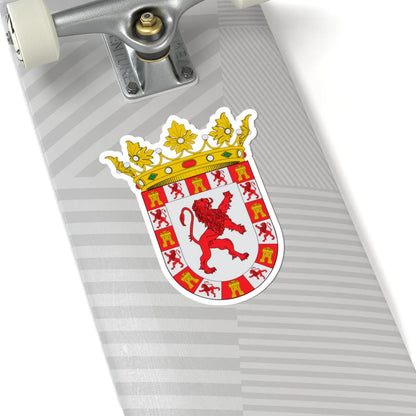 Coat of arms of the New Kingdom of León (Mexico) (Coat of Arms) STICKER Vinyl Kiss-Cut Decal - The Sticker Space