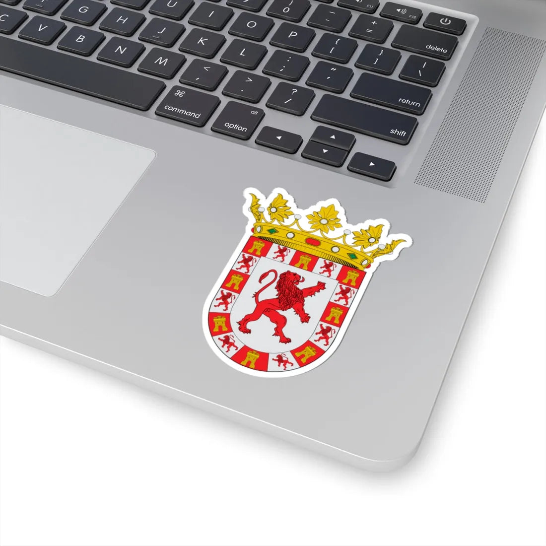 Coat of arms of the New Kingdom of León (Mexico) (Coat of Arms) STICKER Vinyl Kiss-Cut Decal - The Sticker Space