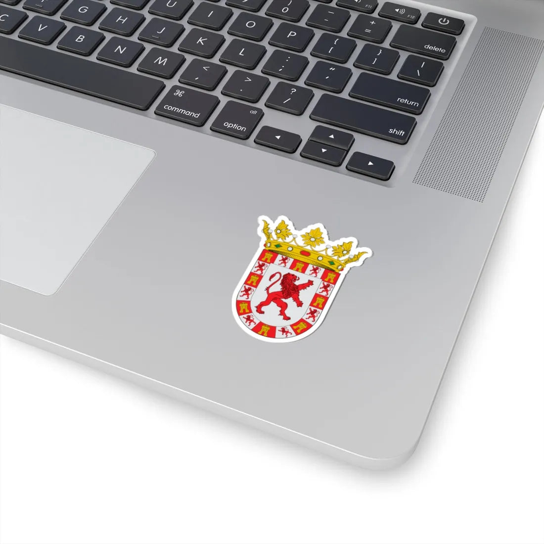 Coat of arms of the New Kingdom of León (Mexico) (Coat of Arms) STICKER Vinyl Kiss-Cut Decal - The Sticker Space