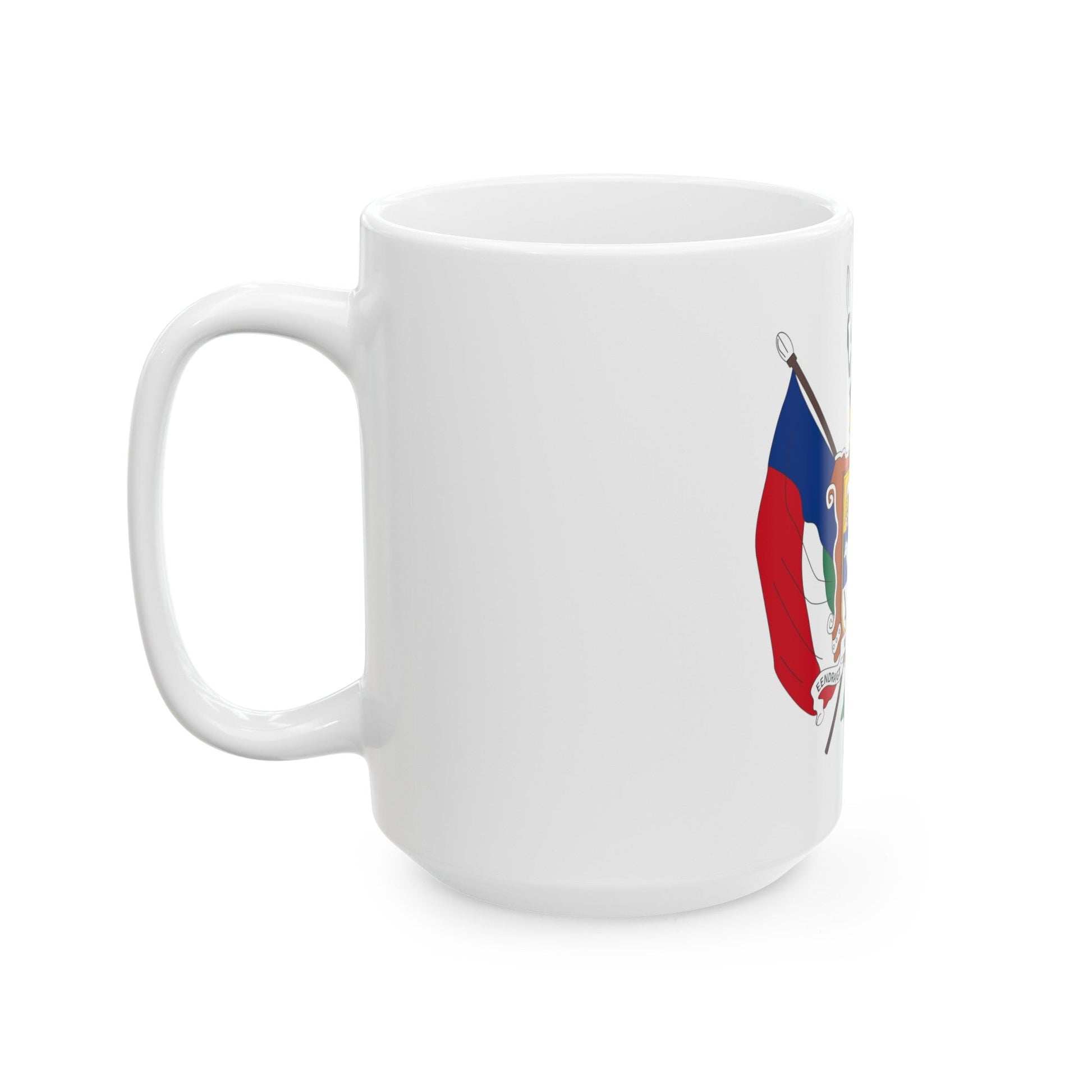 Coat of arms of the Nieuwe Republiek - White Coffee Mug-The Sticker Space