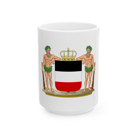 Coat of arms of the North German Confederation - White Coffee Mug-15oz-The Sticker Space