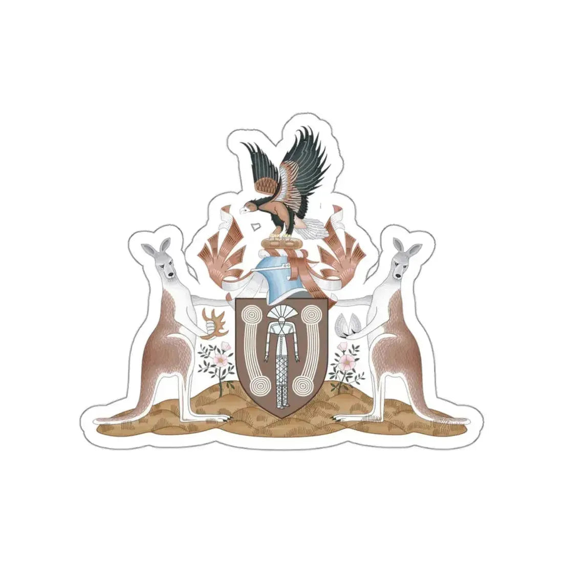 Coat of arms of the Northern Territory STICKER Vinyl Die-Cut Decal 3 Inch - The Sticker Space
