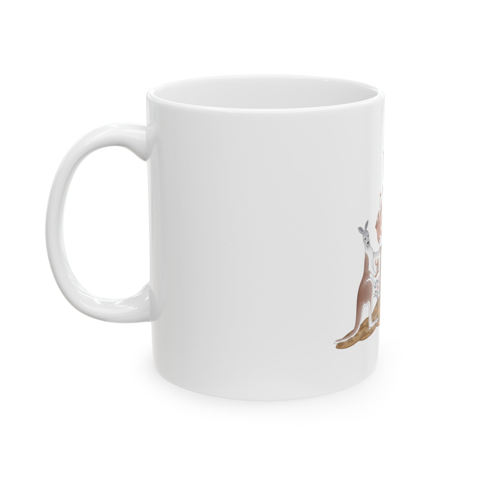 Coat of arms of the Northern Territory - White Coffee Mug-The Sticker Space