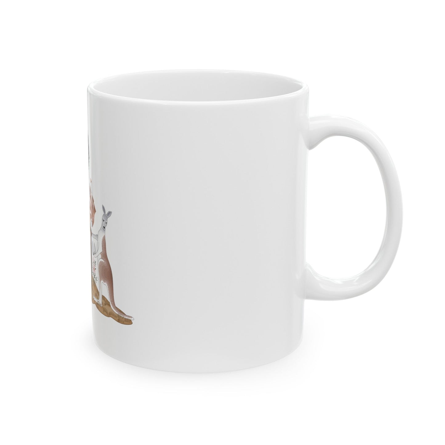 Coat of arms of the Northern Territory - White Coffee Mug-The Sticker Space