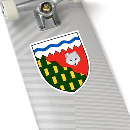 Coat of Arms of the Northwest Territories (Canada) (Coat of Arms) STICKER Vinyl Kiss-Cut Decal - The Sticker Space