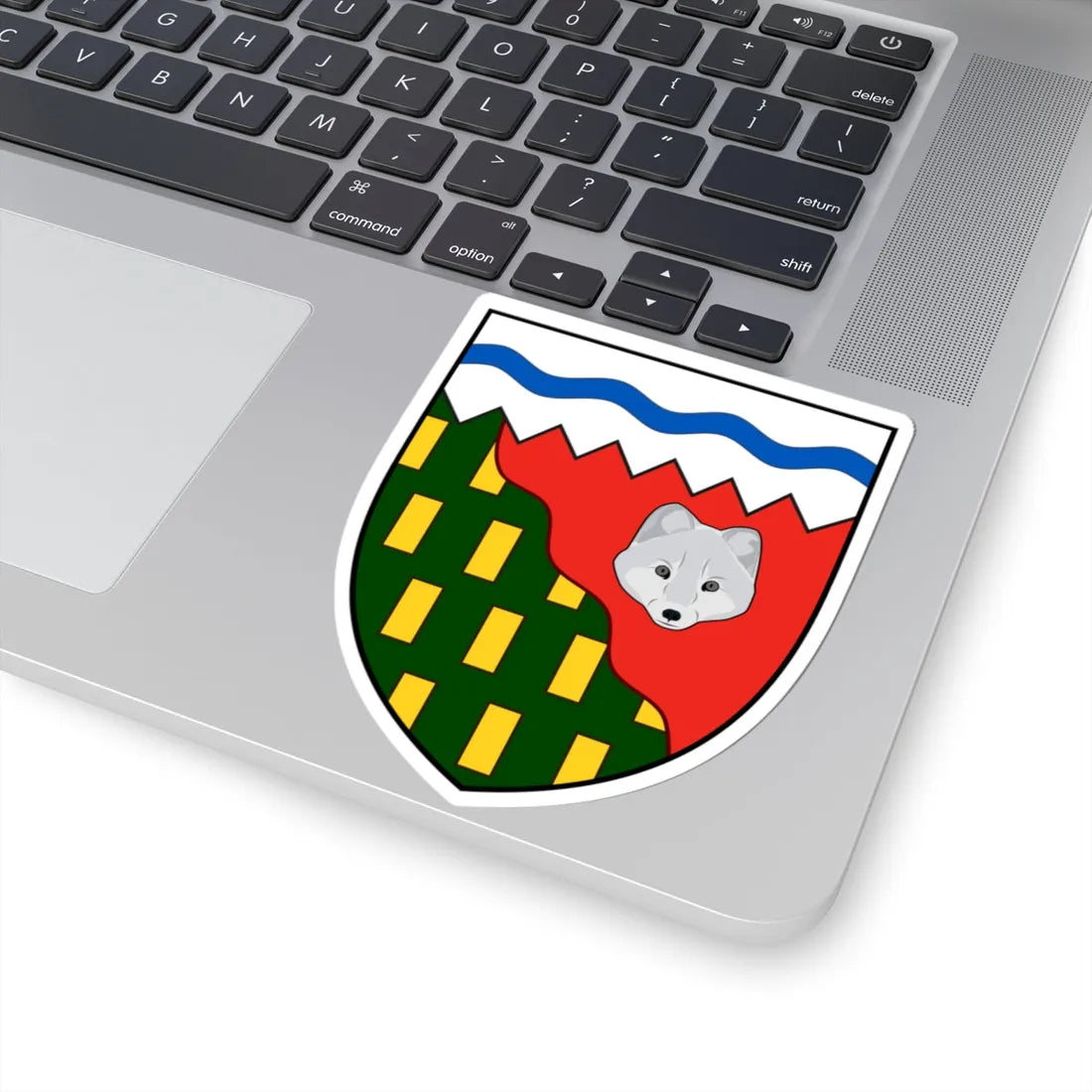 Coat of Arms of the Northwest Territories (Canada) (Coat of Arms) STICKER Vinyl Kiss-Cut Decal - The Sticker Space