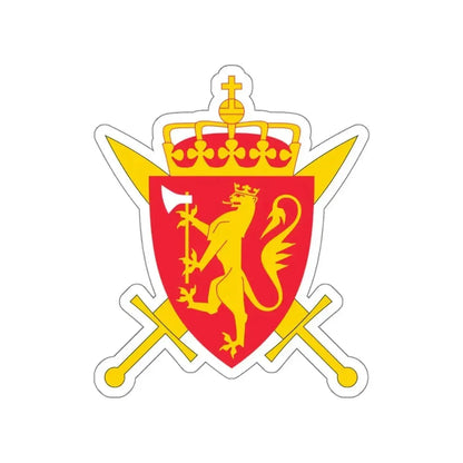 Coat of arms of the Norwegian Armed Forces STICKER Vinyl Die-Cut Decal - The Sticker Space
