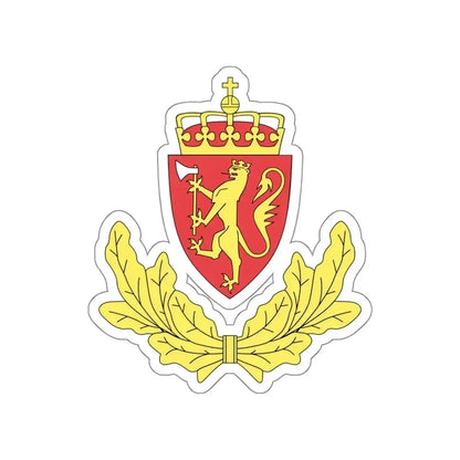 Coat of arms of the Norwegian Border Police STICKER Vinyl Die-Cut Decal 6 Inch - The Sticker Space