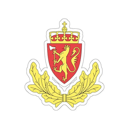 Coat of arms of the Norwegian Border Police STICKER Vinyl Die-Cut Decal - The Sticker Space