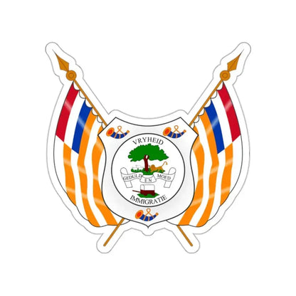 Coat of arms of the Orange Free State STICKER Vinyl Die-Cut Decal 2 Inch - The Sticker Space