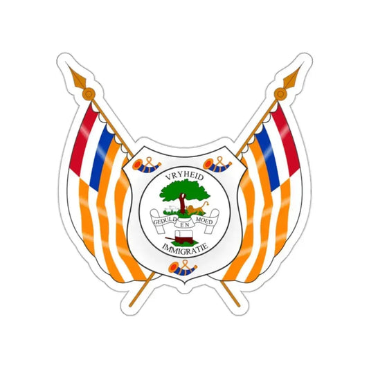 Coat of arms of the Orange Free State STICKER Vinyl Die-Cut Decal 2 Inch - The Sticker Space