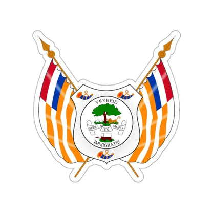 Coat of arms of the Orange Free State STICKER Vinyl Die-Cut Decal - The Sticker Space