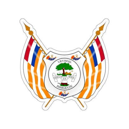 Coat of arms of the Orange Free State STICKER Vinyl Die-Cut Decal - The Sticker Space