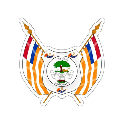Coat of arms of the Orange Free State STICKER Vinyl Die-Cut Decal - The Sticker Space