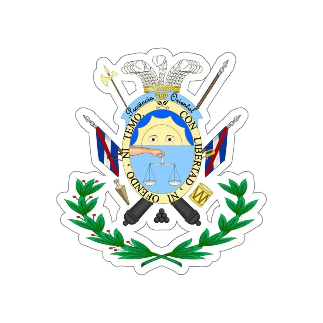 Coat of Arms of the Oriental Province STICKER Vinyl Die-Cut Decal 4 Inch - The Sticker Space