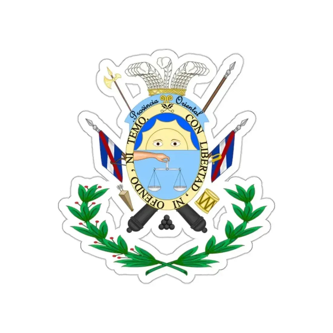 Coat of Arms of the Oriental Province STICKER Vinyl Die-Cut Decal - The Sticker Space