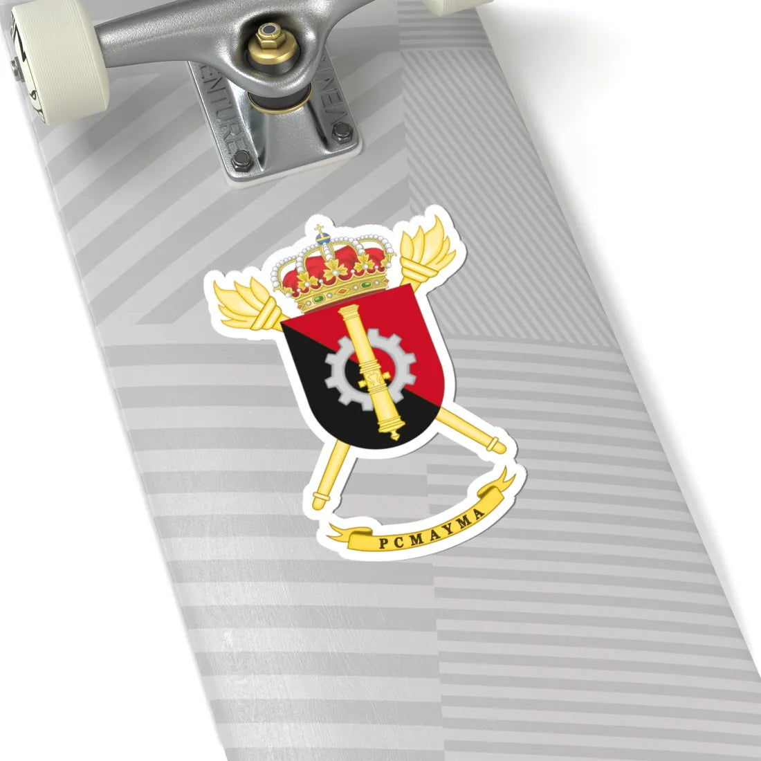 Coat of Arms of the PCMAYMA (Spain) (Coat of Arms) STICKER Vinyl Kiss-Cut Decal - The Sticker Space