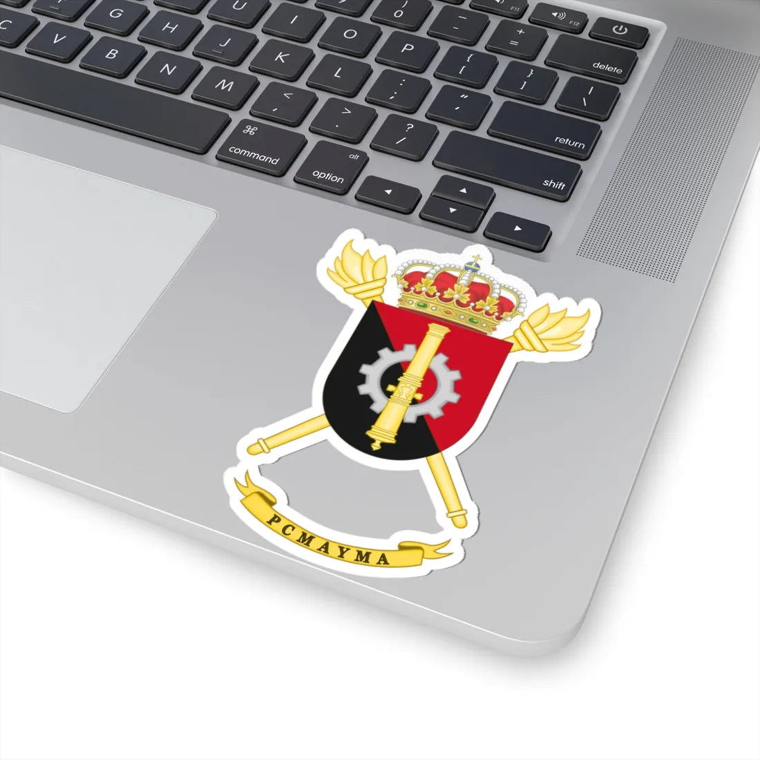 Coat of Arms of the PCMAYMA (Spain) (Coat of Arms) STICKER Vinyl Kiss-Cut Decal - The Sticker Space