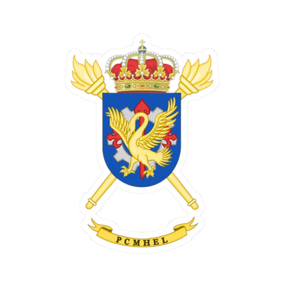 Coat of Arms of the PCMHEL (Spain) (Coat of Arms) STICKER Vinyl Kiss-Cut Decal 2 Inch White - The Sticker Space