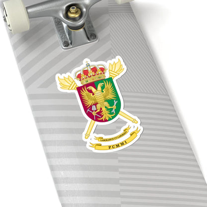 Coat of Arms of the PCMMI (Spain) (Coat of Arms) STICKER Vinyl Kiss-Cut Decal - The Sticker Space
