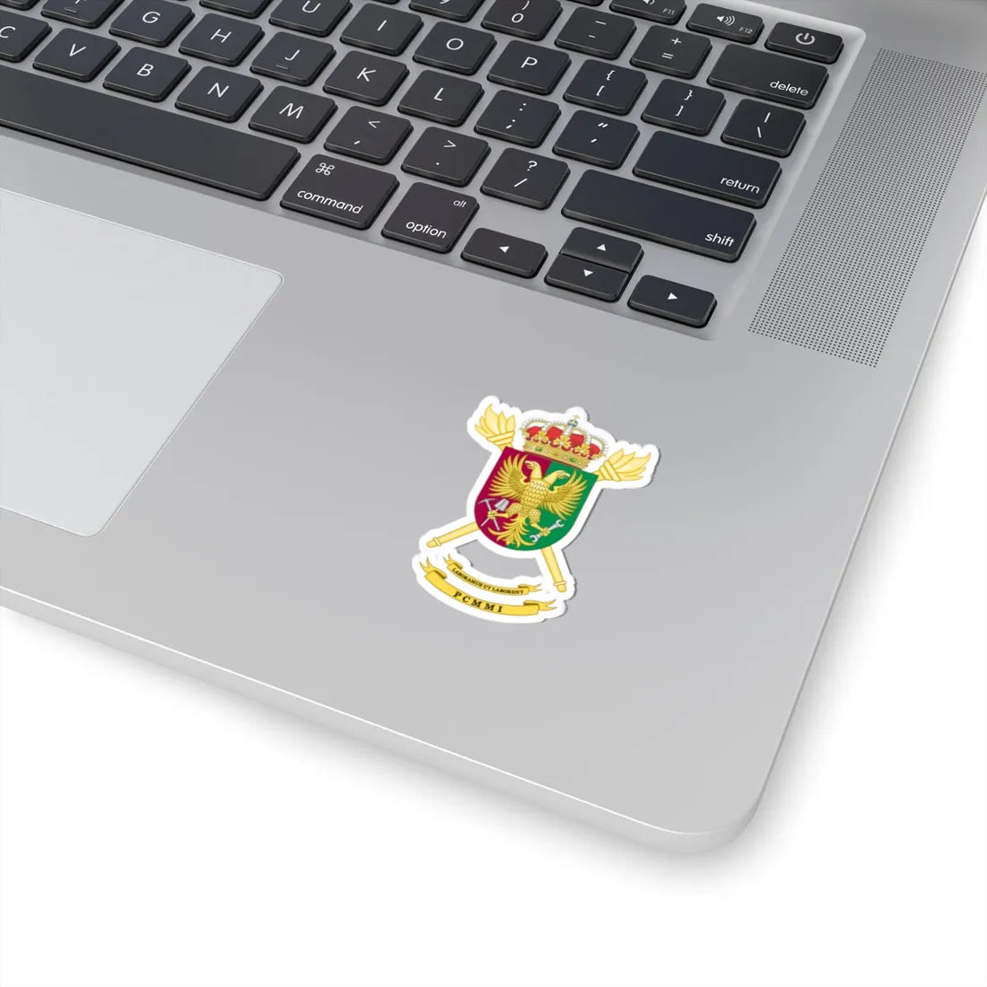 Coat of Arms of the PCMMI (Spain) (Coat of Arms) STICKER Vinyl Kiss-Cut Decal - The Sticker Space