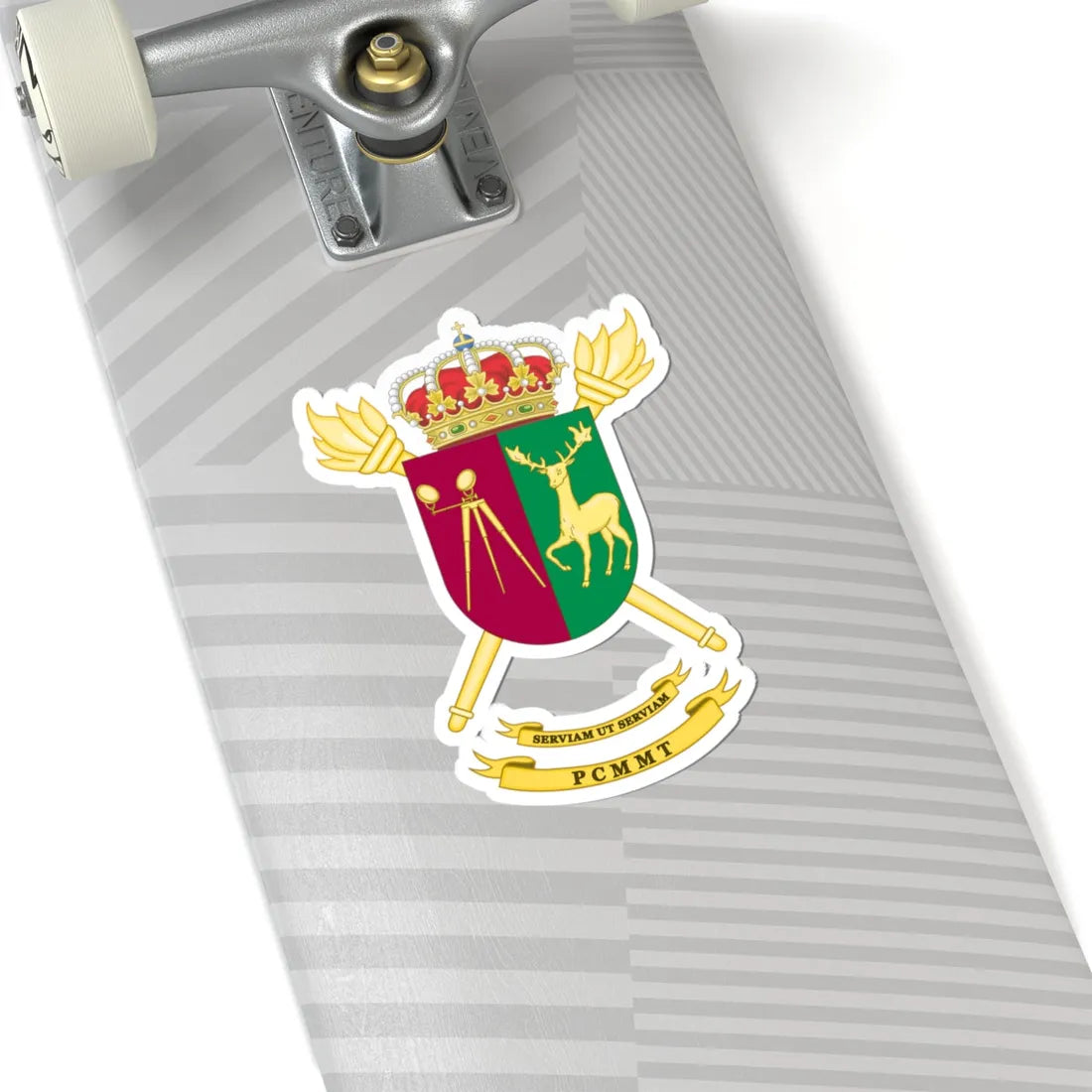 Coat of Arms of the PCMMT (Spain) (Coat of Arms) STICKER Vinyl Kiss-Cut Decal - The Sticker Space