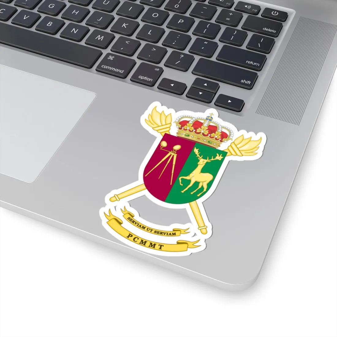 Coat of Arms of the PCMMT (Spain) (Coat of Arms) STICKER Vinyl Kiss-Cut Decal - The Sticker Space