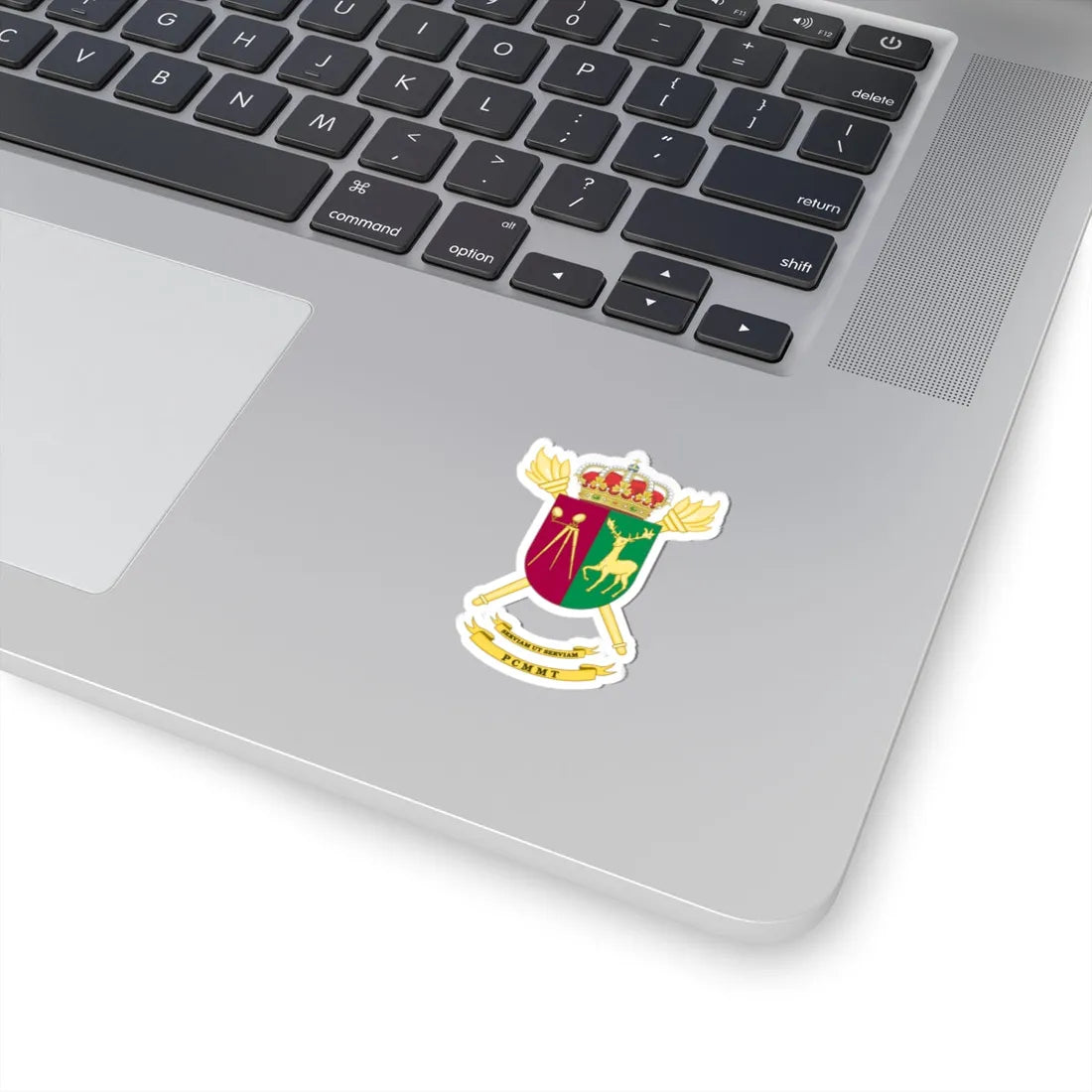 Coat of Arms of the PCMMT (Spain) (Coat of Arms) STICKER Vinyl Kiss-Cut Decal - The Sticker Space