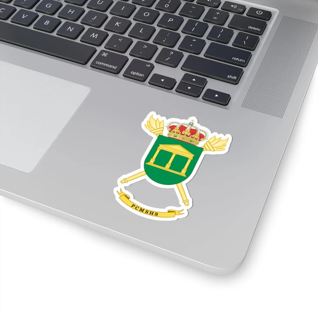 Coat of Arms of the PCMSHS (Spain) (Coat of Arms) STICKER Vinyl Kiss-Cut Decal - The Sticker Space