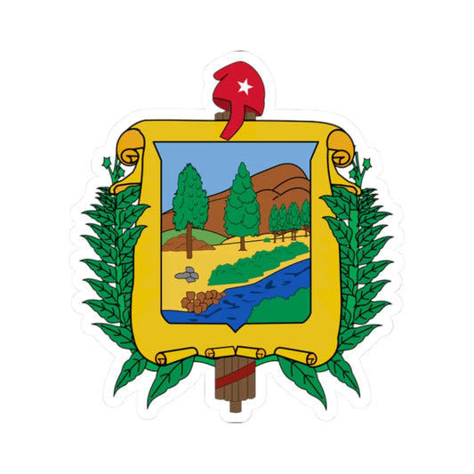 Coat of arms of the Pinar Del Rio Province (Cuba) (Coat of Arms) STICKER Vinyl Kiss-Cut Decal 2 Inch White - The Sticker Space
