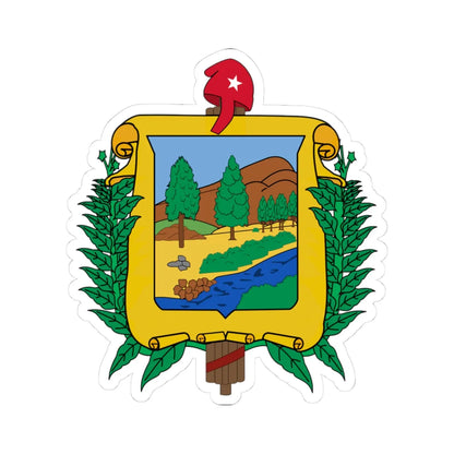 Coat of arms of the Pinar Del Rio Province (Cuba) (Coat of Arms) STICKER Vinyl Kiss-Cut Decal 3 Inch White - The Sticker Space
