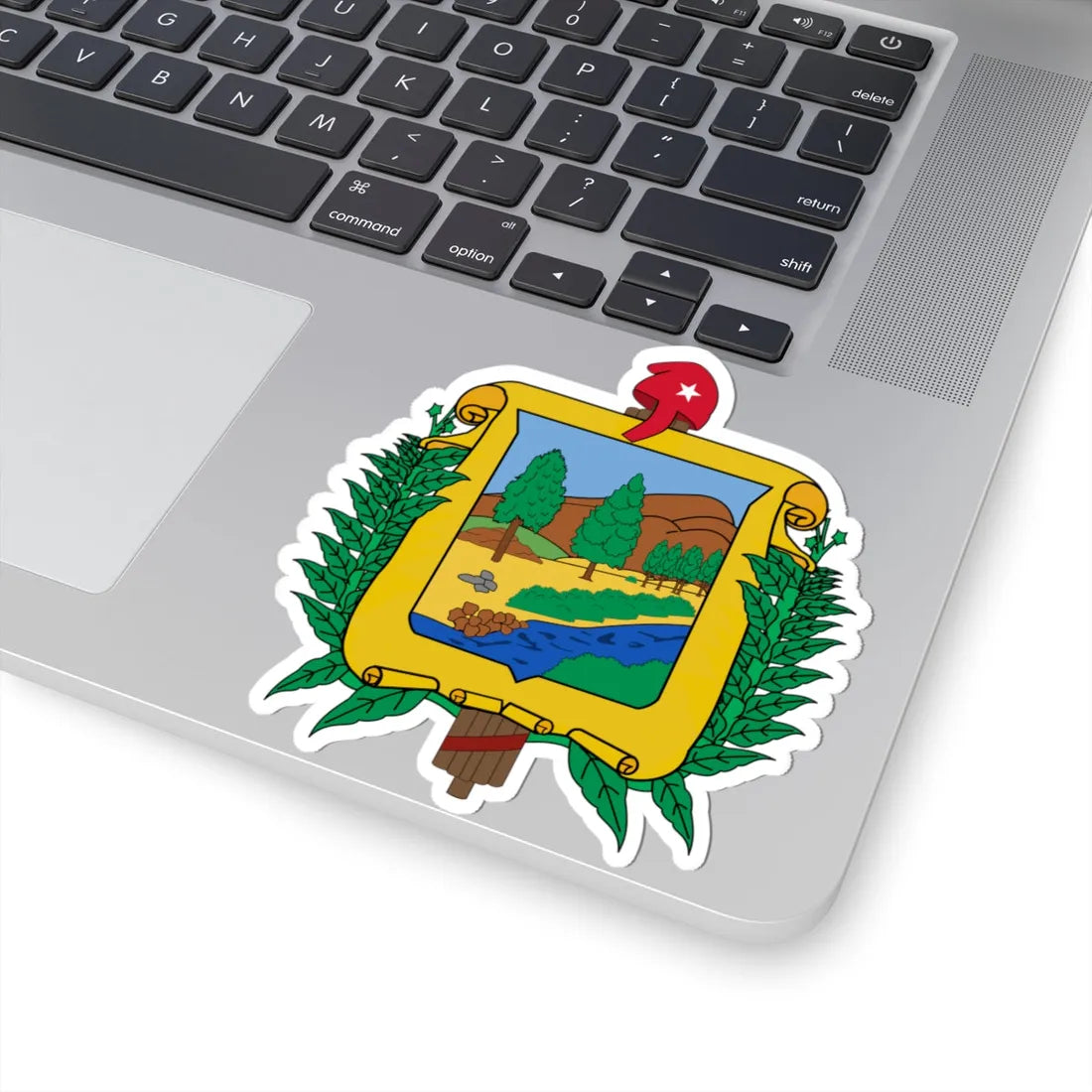 Coat of arms of the Pinar Del Rio Province (Cuba) (Coat of Arms) STICKER Vinyl Kiss-Cut Decal - The Sticker Space