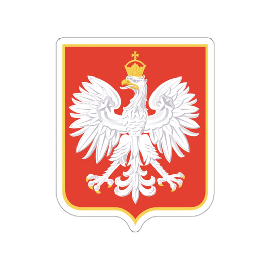 Coat of arms of the Polish Government in exile (1956–1990) STICKER Vinyl Die-Cut Decal-White-The Sticker Space