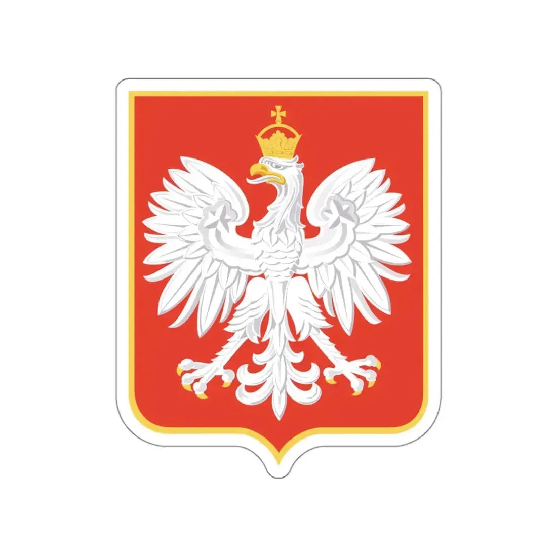 Coat of arms of the Polish Government in exile (1956–1990) STICKER Vinyl Die-Cut Decal 3 Inch - The Sticker Space