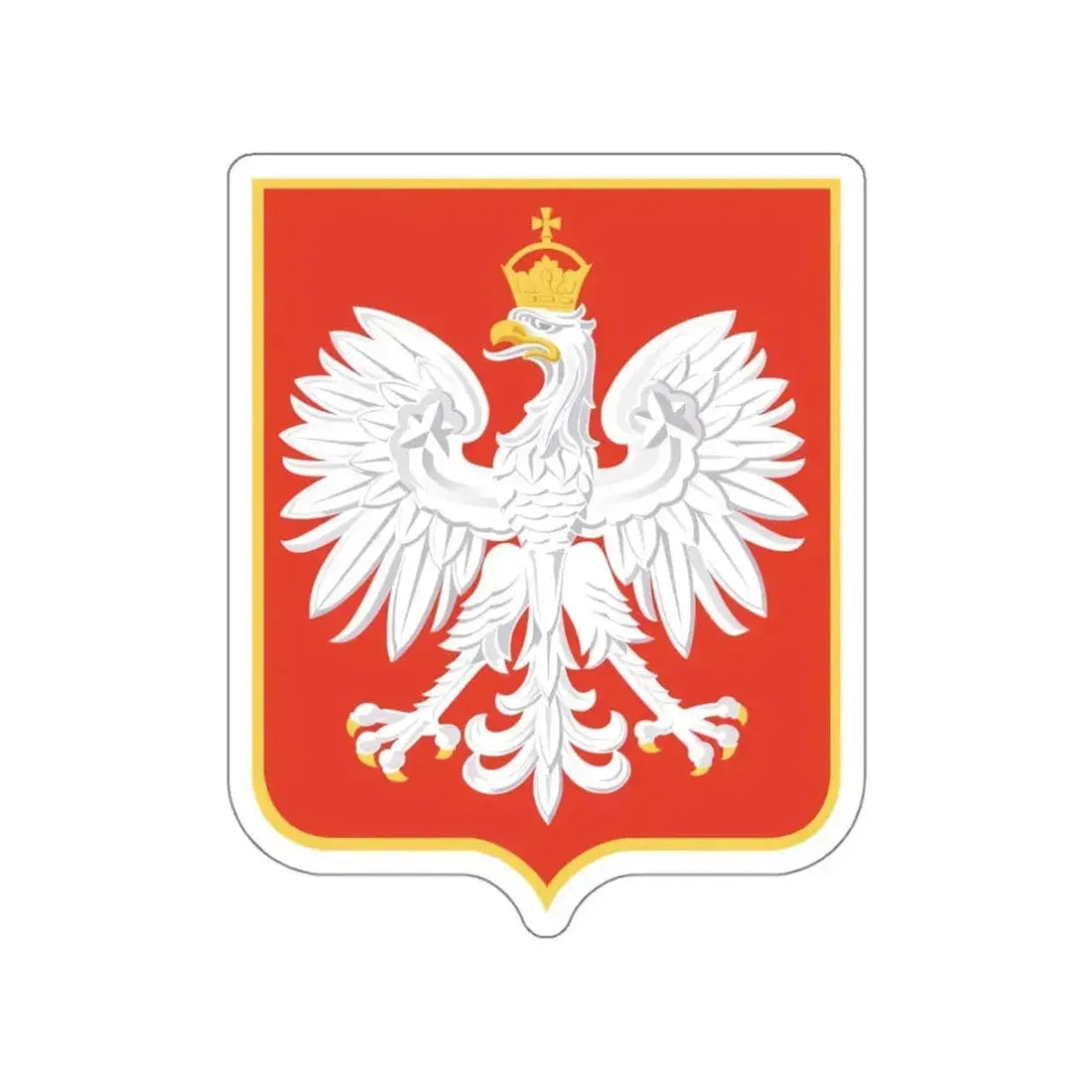 Coat of arms of the Polish Government in exile (1956–1990) STICKER Vinyl Die-Cut Decal - The Sticker Space