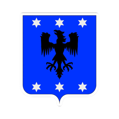 Coat of arms of the Poncarale family (Italy) (Coat of Arms) STICKER Vinyl Kiss-Cut Decal 2 Inch White - The Sticker Space