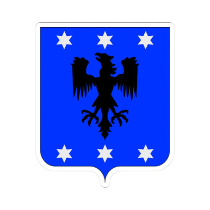 Coat of arms of the Poncarale family (Italy) (Coat of Arms) STICKER Vinyl Kiss-Cut Decal 3 Inch White - The Sticker Space