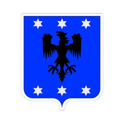 Coat of arms of the Poncarale family (Italy) (Coat of Arms) STICKER Vinyl Kiss-Cut Decal 6 Inch White - The Sticker Space